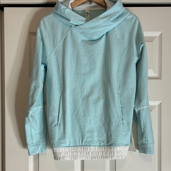 Lululemon All Good Pullover Women's Light Green Hoodie Size 8 - Picture 2 of 12